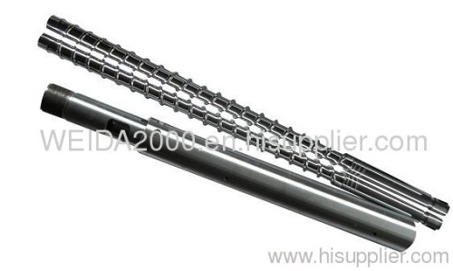 screw and barrel for pvc production