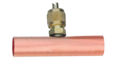 Copper Solder tee in refrigeration fitting