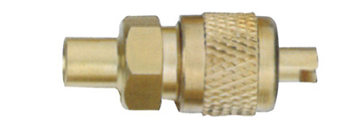 Brass valve cap for refrigeration parts