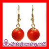 Wholesale Nickel Free European Plastic Bead Earrings For Women Drop