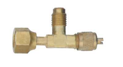 Union Tee With Swivel Nut&Core Depressor