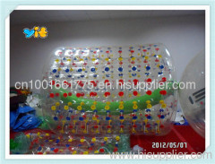inflatable water roller ball 1 air chamber, human sized hamster ball, aqua roller