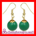 J Crew Style Emerald Drop Earrings