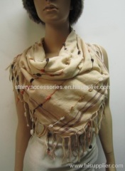 polyester woven square scarf for Spring/Summer/Autumn
