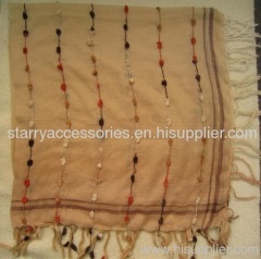 polyester woven square scarf for Spring/Summer/Autumn