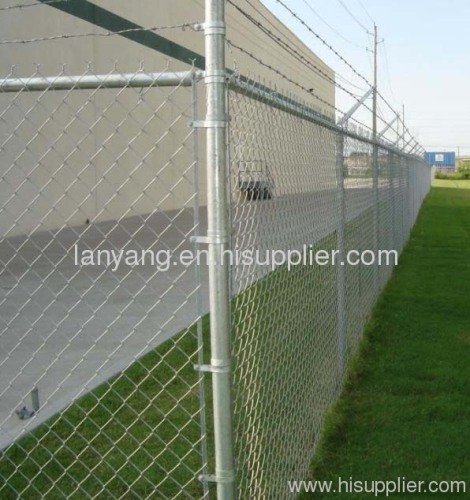 galvanized chain link fence