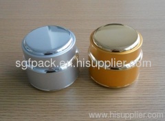 100g Anodized Aluminum container cream jar Cosmetic container Double wall jar inner plastic jar Hot sale Personal care