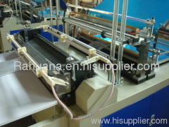 SHXJ-B Hot Sealing Cold Cutting Bag Making Machine with Conveyor