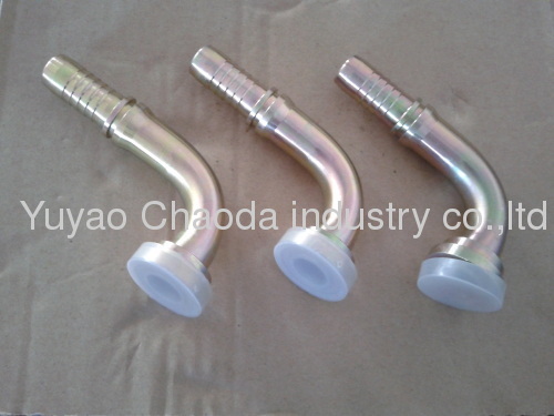 45°METRIC FEMALE 24° CONE O-RING H.T. SWAGED HOSE FITTING