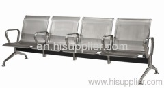 stainless steel airport chair tandem chair waiting seating