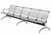 Silverline Steel Benches airport waiting area seating