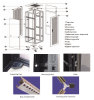 durable network server rack