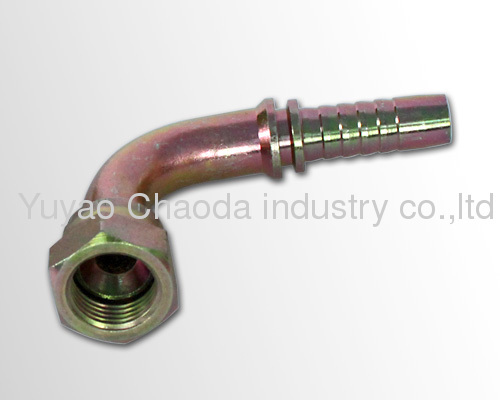 90°BSP FEMALE MULTISEAL SWAGED HOSE FITTING