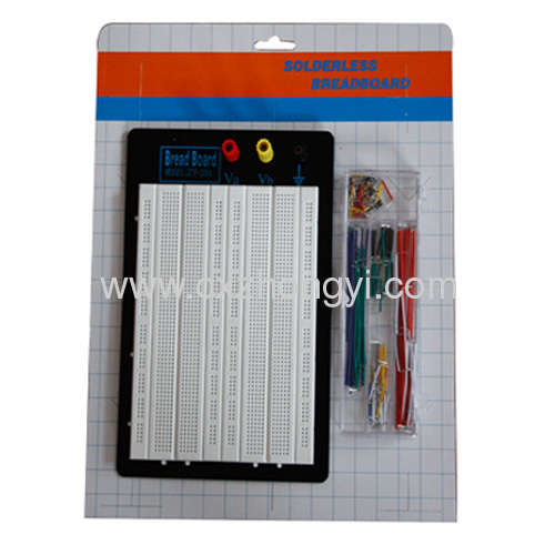1680 points solderless breadboard + jumper wire kit