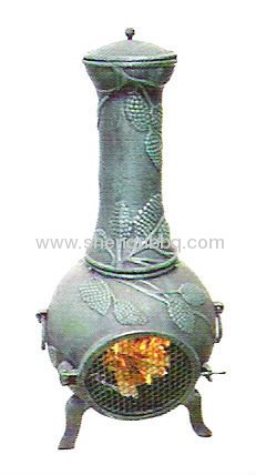 cast iron outdoor Chiminea