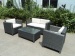 Patio assemble wicker sofa chair in 4pcs