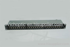 durable metal CAT5e network patch panel