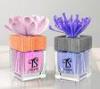 Square Glass Bottle 100ml Elegant Flower Fragrance Reed Diffuser with ISO, SGS TS-RD06
