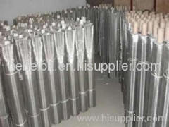 Stainless steel window screen