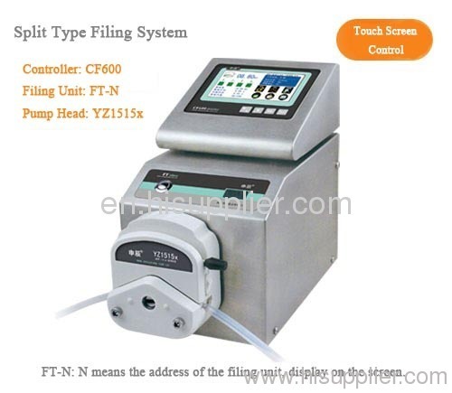 Split Type Peristaltic Pump Filling System