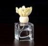 Customizing Aroma Oil Clear Glass Cube Reed Diffuser with Sola Flower TS-GRD02