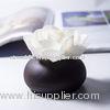 80ml Black Matt Ceramic Fragrance Diffuser with Sola Flower Logo Printing TS-RD18