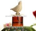 50ml Amber Glass Bottle Fragrance Diffuser with Ceramic / Plaster Bird For Gifts TS-RD21