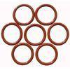 Red Rubber Viton O-ring Approved AS568 And Non-Standard Sizes Silicone O-Rings For Oil Seals / Water