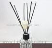 Black Straight Rattan Reeds Sticks with Decorated Flowers For DiffusersTS-RR04