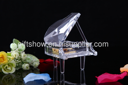 Acryl mini pianos music box; pianos music box; creative gifts