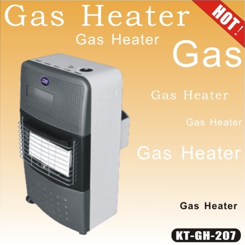 Grey cabinet gas heater