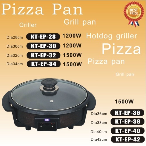 Dia 38 cm non-stick pizza pan