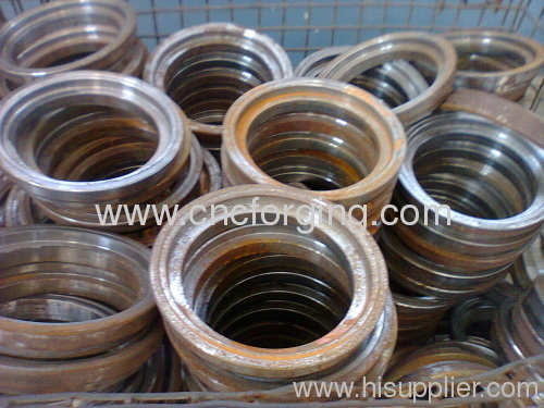 Forged railway train parts