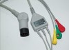 Nihon Kohden 3LD ECG Cable-Philips One-piece 5ld ECG Cable with Leadwires