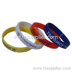 charmed yellow Silicone Wristband