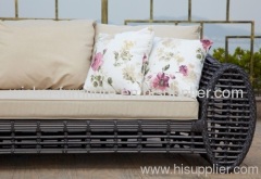 2013 new round wicker patio sofa in 4pcs
