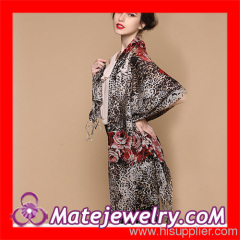 Wholesale Cool Fashion Leopard Print Wool Scarf Wrap Shawl Stole