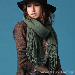 Wholesale Cool Fashion Leopard Print Wool Scarf Wrap Shawl Stole