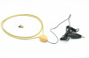 Inductive neckloop two way communication with mini wireless earpiece kit