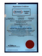 Certificate-OHSAS18001