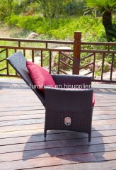 Adjustable outdoor leisure chair with adjustable pole