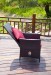 Outdoor adjustable leisure chair with adjustable pole