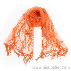 Romantic Textile Tassels Printing Pashmina Wool Scarves Wholeslae