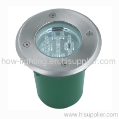 LED In-ground Lamp IP67 with 15pcs 5mm Straw LED