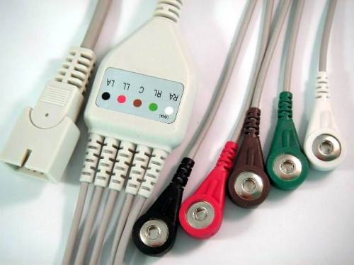 ECG Cable-Silicone medical cable-ECG TPU Cable-EEG Cable-EMG Cable