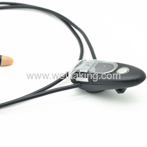Bluetooth transmitter neckloop with spy earpiece