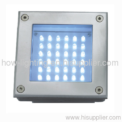 LED In-ground Lamp IP67 wth ST304 Stainless Steel & Aluminiu