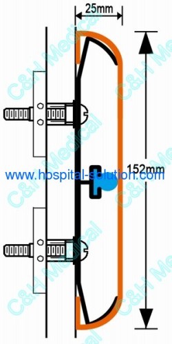 PVC and Aluminum Alloy Material Wall Protection Boards