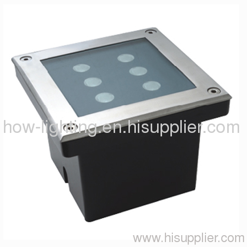 6W ST304/Aluminium LED In-ground Lamp IP67 with Cree XRC Chip