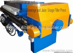 Filter press Zhengpu DIBO Beverage and Juice Using Filter Press